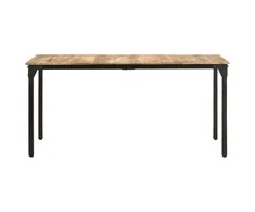 Valgomojo stalas, 160x80x76cm, neapdorota mango mediena