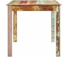 Valgomojo stalas, 160x80x76cm, perdirbtos medienos masyvas