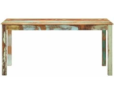 Valgomojo stalas, 160x80x76cm, perdirbtos medienos masyvas