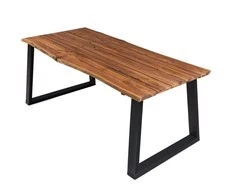 Valgomojo stalas, 170x90x75cm, akacijos medienos masyvas