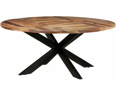 Valgomojo stalas, 175x75cm, akacija su medaus apdaila