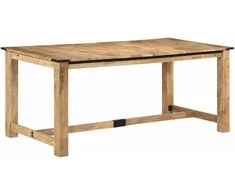 Valgomojo stalas, 180x90x75cm, mango medienos masyvas