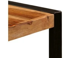 Valgomojo stalas, 180x90x75cm, rausv. dalberg. medienos masyvas