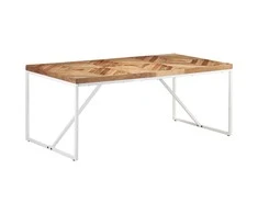 Valgomojo stalas, 180x90x76cm, akacija ir mango mediena