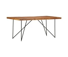 Valgomojo stalas, 180x90x76cm, akacijos medienos masyvas