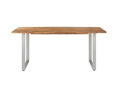 Valgomojo stalas, 180x90x76cm, akacijos medienos masyvas