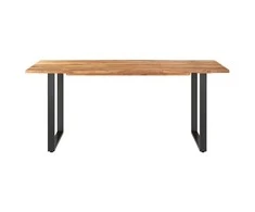 Valgomojo stalas, 180x90x76cm, akacijos medienos masyvas