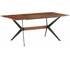 Valgomojo stalas, 180x90x76cm, mango medienos masyvas