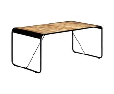 Valgomojo stalas, 180x90x76cm, neapdorotas mango masyvas