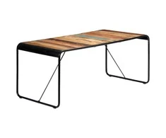 Valgomojo stalas, 180x90x76cm, perdirbtos medienos masyvas