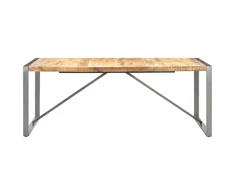 Valgomojo stalas, 200x100x75cm, mango medienos masyvas