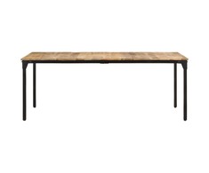 Valgomojo stalas, 200x100x76cm, neapdorota mango mediena