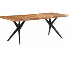 Valgomojo stalas, 200x90x76cm, akacijos medienos masyvas