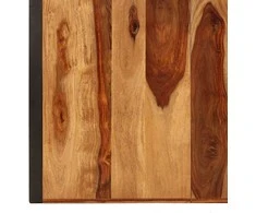 Valgomojo stalas, 220x100x75cm, rausv. dalb. medienos masyvas
