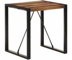 Valgomojo stalas, 70x70x75cm, akacijos medienos masyvas