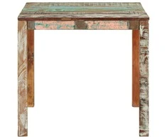 Valgomojo stalas, 82x80x76cm, perdirbtos medienos masyvas