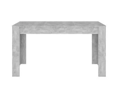 Valgomojo stalas, betono pilkos spalvos, 140x74,5x76cm, MDP