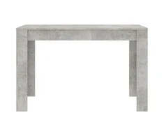 Valgomojo stalas, betono pilkas, 120x60x76cm, apdirbta mediena