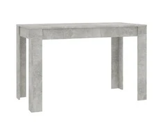 Valgomojo stalas, betono pilkas, 120x60x76cm, apdirbta mediena
