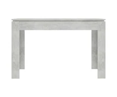Valgomojo stalas, betono pilkas, 120x60x76cm, apdirbta mediena