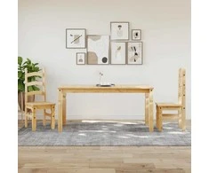 Valgomojo stalas Corona, 160x80x75cm, pušies medienos masyvas