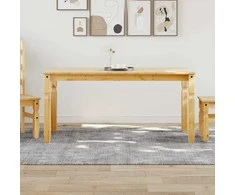 Valgomojo stalas Corona, 160x80x75cm, pušies medienos masyvas