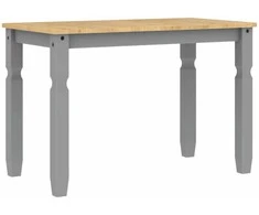 Valgomojo stalas Corona, pilkas, 112x60x75cm, pušies masyvas