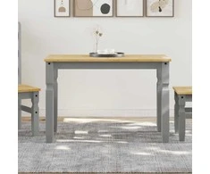 Valgomojo stalas Corona, pilkas, 112x60x75cm, pušies masyvas
