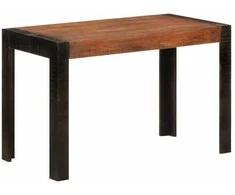 Valgomojo stalas, medaus rudas, 120x60x76cm, mango masyvas
