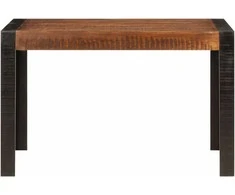 Valgomojo stalas, medaus rudas, 120x60x76cm, mango masyvas