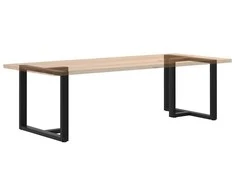 Valgomojo stalo kojelės, T formos, 2 vnt., 100x35x(72-73) cm