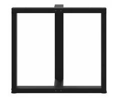 Valgomojo stalo kojelės, T formos, 2 vnt., 70x35x(72-73) cm
