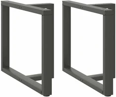 Valgomojo stalo kojelės, T formos, 2 vnt., 100x35x(72-73) cm