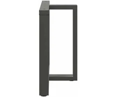 Valgomojo stalo kojos, 2 vnt., antracito spalvos, 90x35x(72-73) cm, plienas