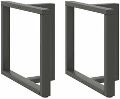 Valgomojo stalo kojelės, T formos, 2 vnt., 70x35x(72-73) cm