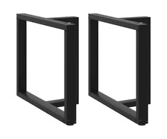 Valgomojo stalo kojelės, T formos, 2 vnt., 100x35x(72-73) cm