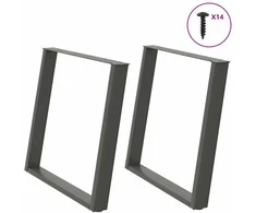 Valgomojo stalo kojelės, U formos, 2 vnt., 90x(72-73)cm
