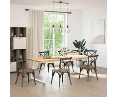 Valgomojo stalo kojelės, U formos, 2 vnt., balta, 90x(72-73)cm