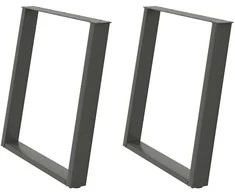 Valgomojo stalo kojelės, U formos, 2 vnt., 70x(72-73)cm