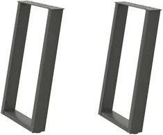 Valgomojo stalo kojelės, U formos, 2 vnt., 50x(72-73)cm