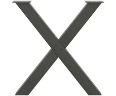 Valgomojo stalo kojelės, X formos, 3 vnt., 80x(72-73)cm