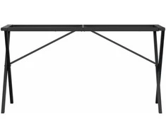 Valgomojo stalo kojos, 140x60x73cm, ketus, X formos rėmas