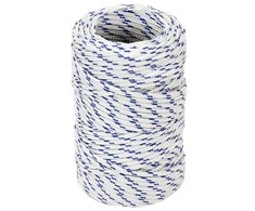 Valties virvė, baltos spalvos, 2mm, 50m, polipropilenas