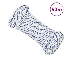 Valties virvė, baltos spalvos, 3mm, 50m, polipropilenas