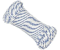 Valties virvė, baltos spalvos, 5mm, 100m, polipropilenas