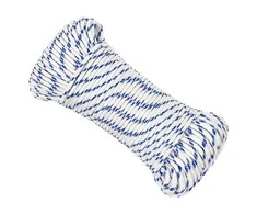 Valties virvė, baltos spalvos, 5mm, 50m, polipropilenas