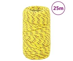 Valties virvė, geltonos spalvos, 2mm, 250m, polipropilenas
