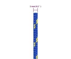 Valties virvė, mėlynos spalvos, 2mm, 500m, polipropilenas