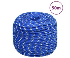 Valties virvė, mėlynos spalvos, 6mm, 50m, polipropilenas