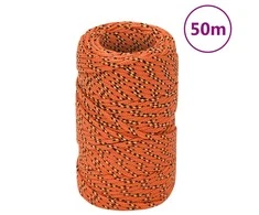 Valties virvė, oranžinės spalvos, 2mm, 50m, polipropilenas